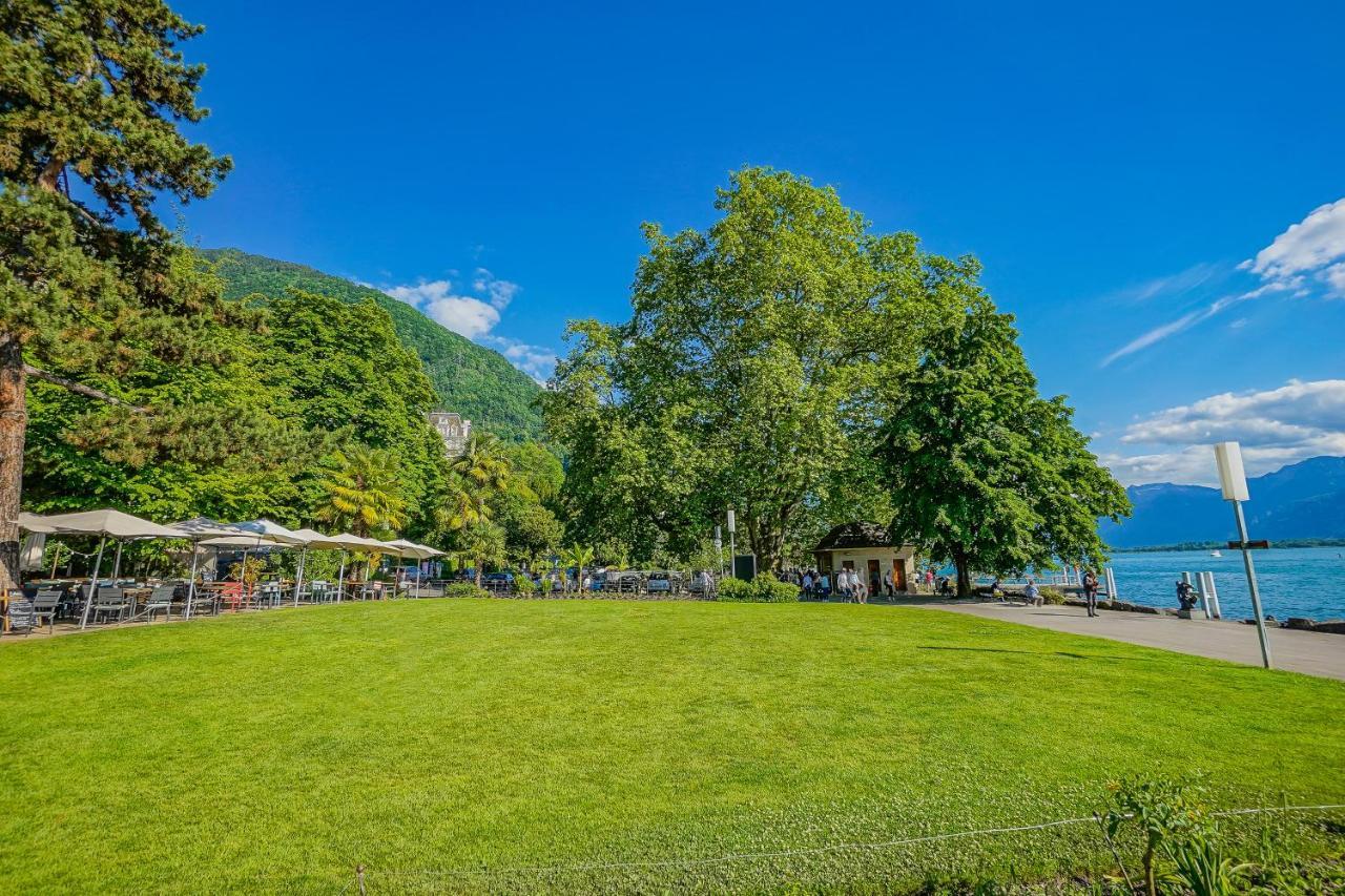 Secret Garden Studio - Lakefront Apartment Montreux Bagian luar foto