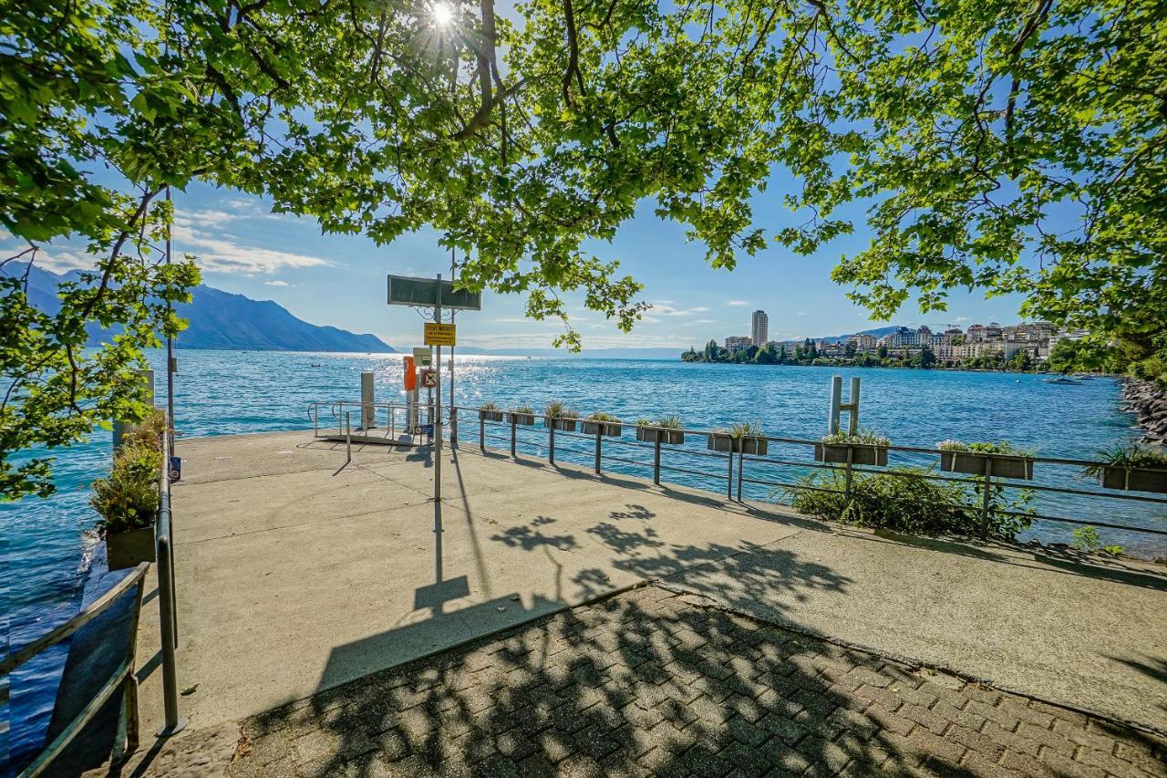 Secret Garden Studio - Lakefront Apartment Montreux Bagian luar foto