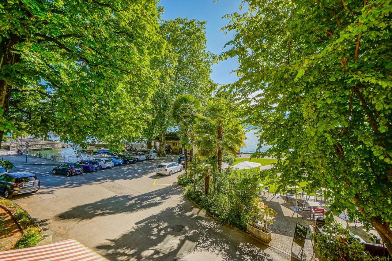 Secret Garden Studio - Lakefront Apartment Montreux Bagian luar foto